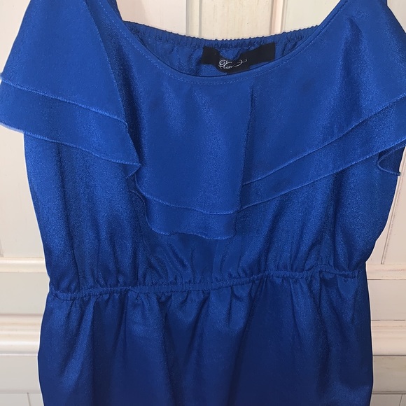 XXI Royal Blue Spaghetti Strap Slip Dress - Picture 5 of 6